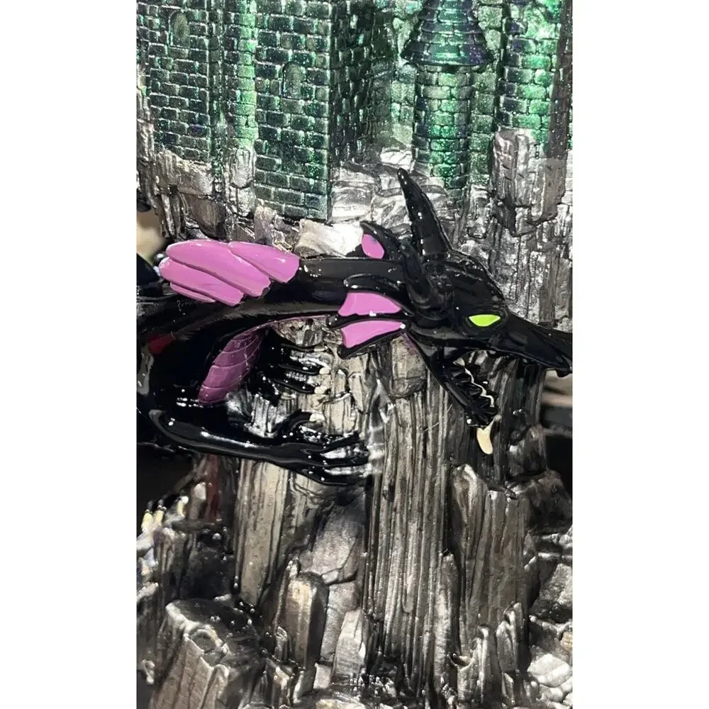 Bath & Body Works Disney Villains Maleficent Dragon Castle 3-Wick Candle Holder
